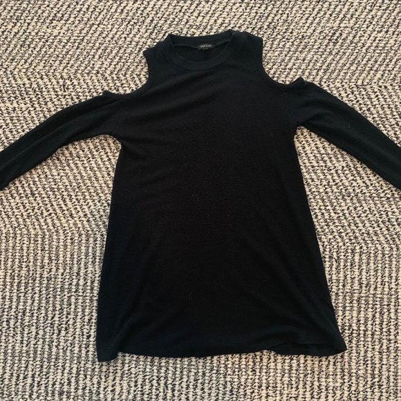 River Island - Black Shoulder Cutout Mini Dress - Picture 1 of 1